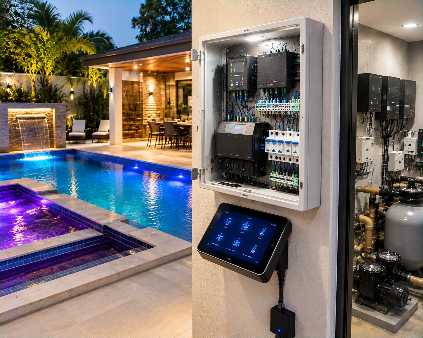 instalação de automação para piscinas