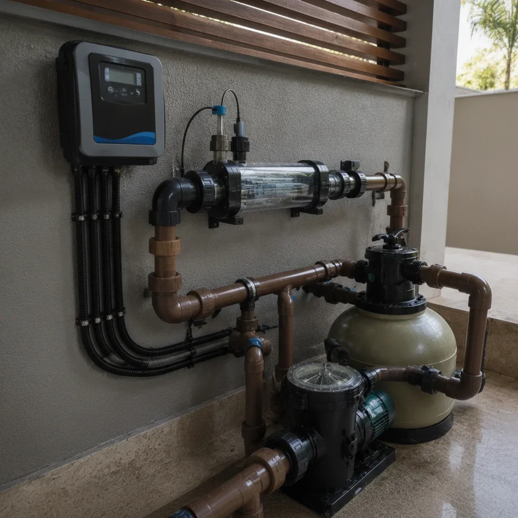 gerador de cloro para piscinas