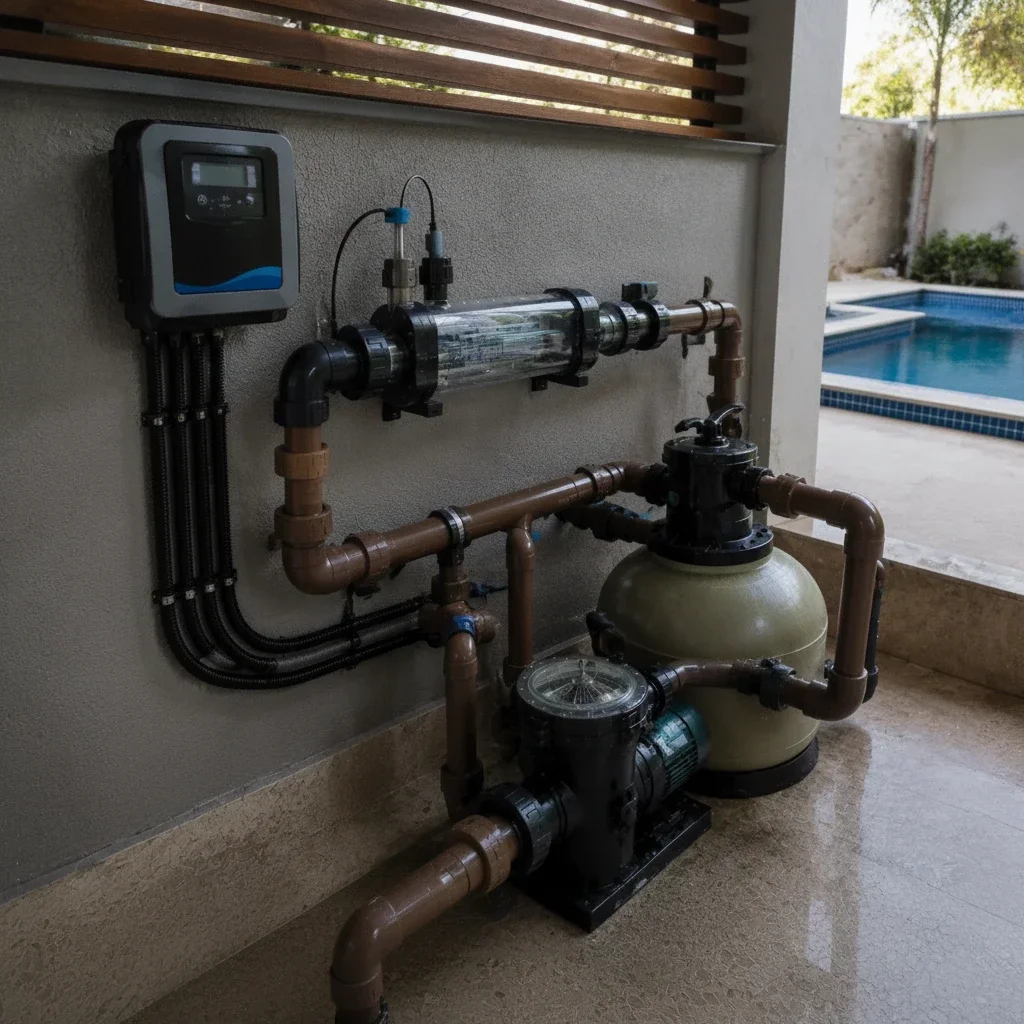 gerador de cloro para piscinas