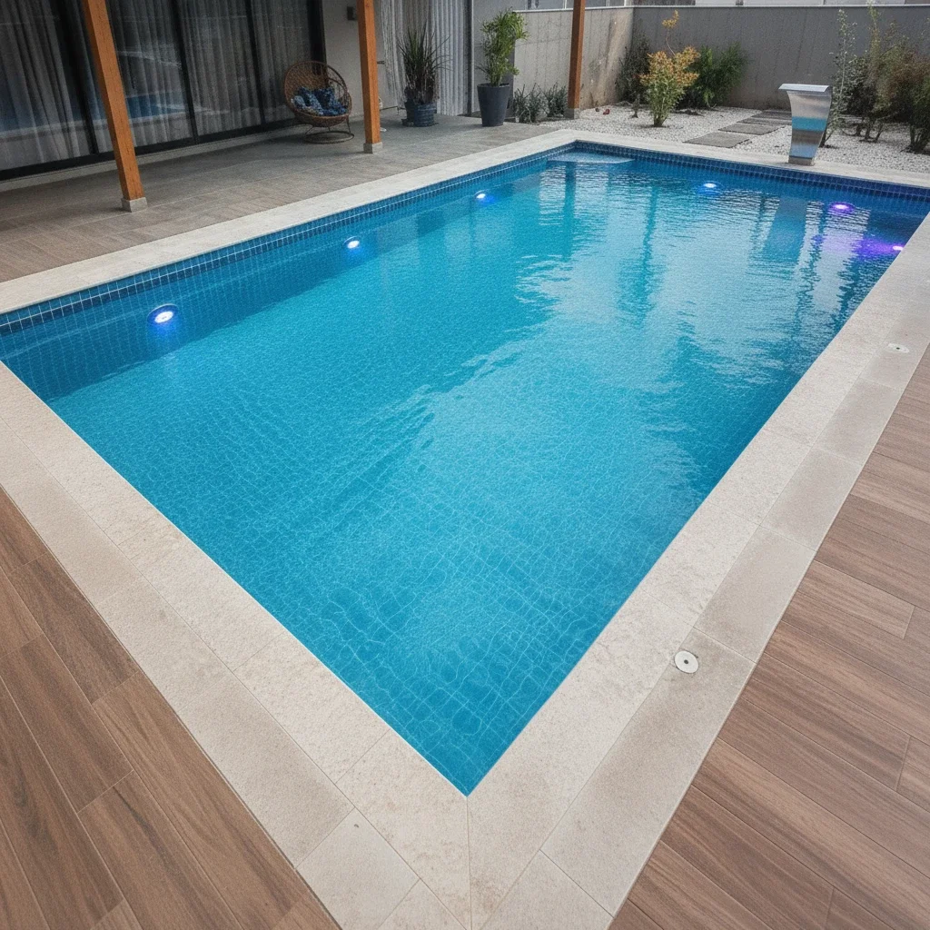 iluminação para piscina