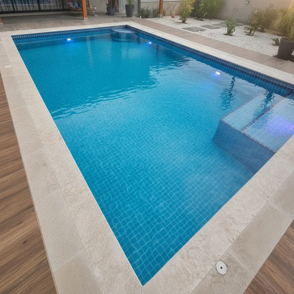 iluminação para piscina