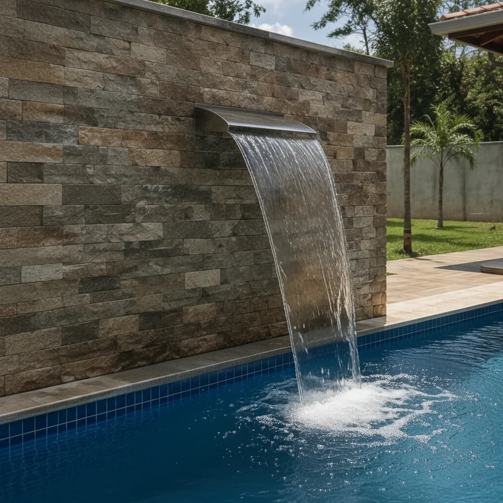 cascata para piscina