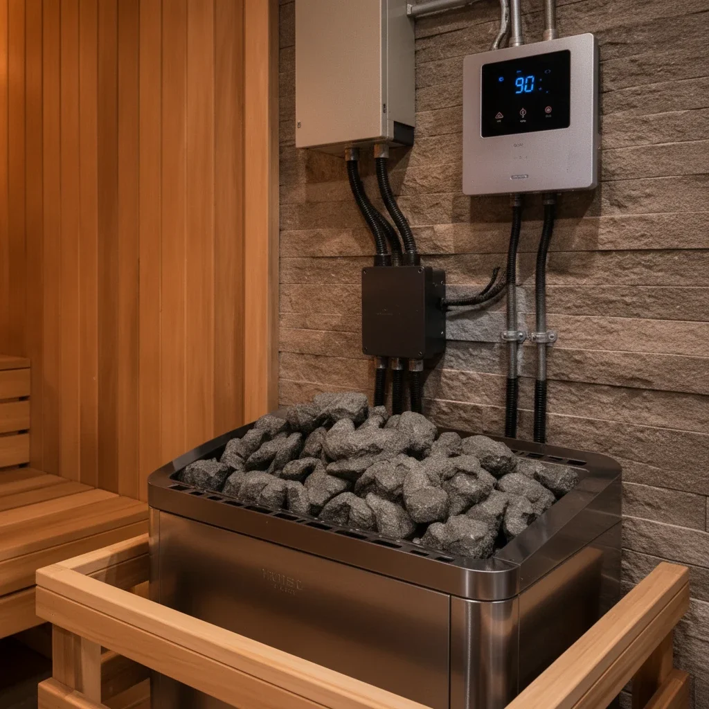 instalação de sauna a gas