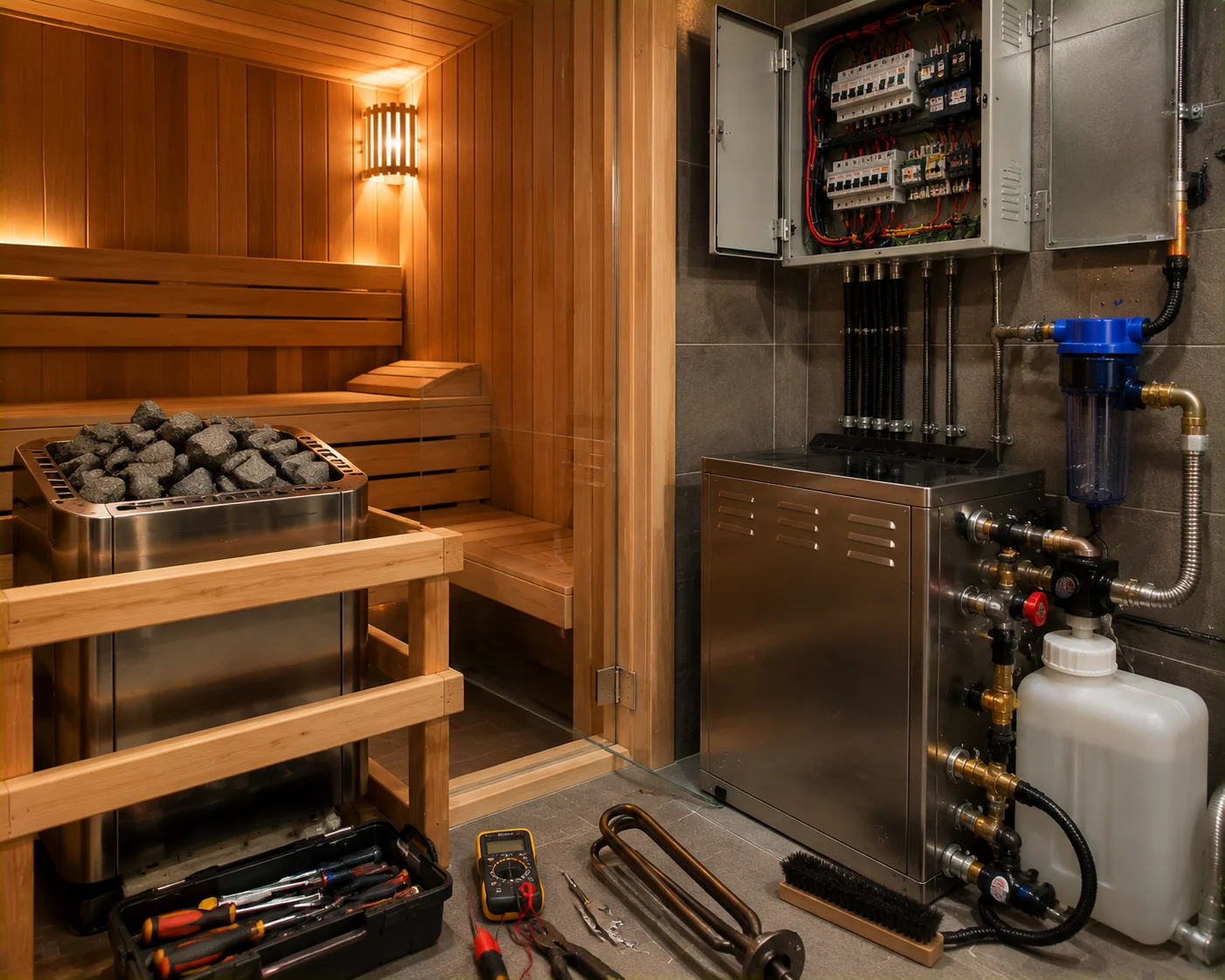 conserto de sauna