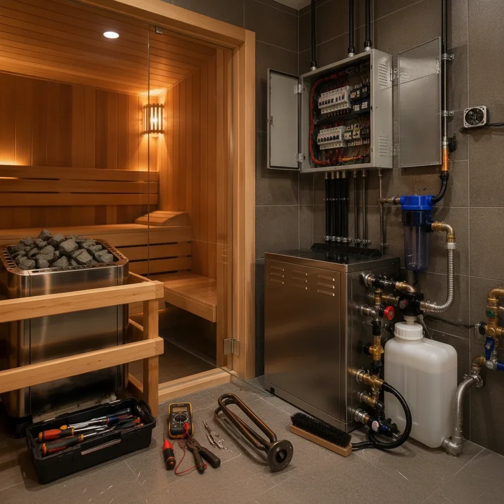 conserto de sauna