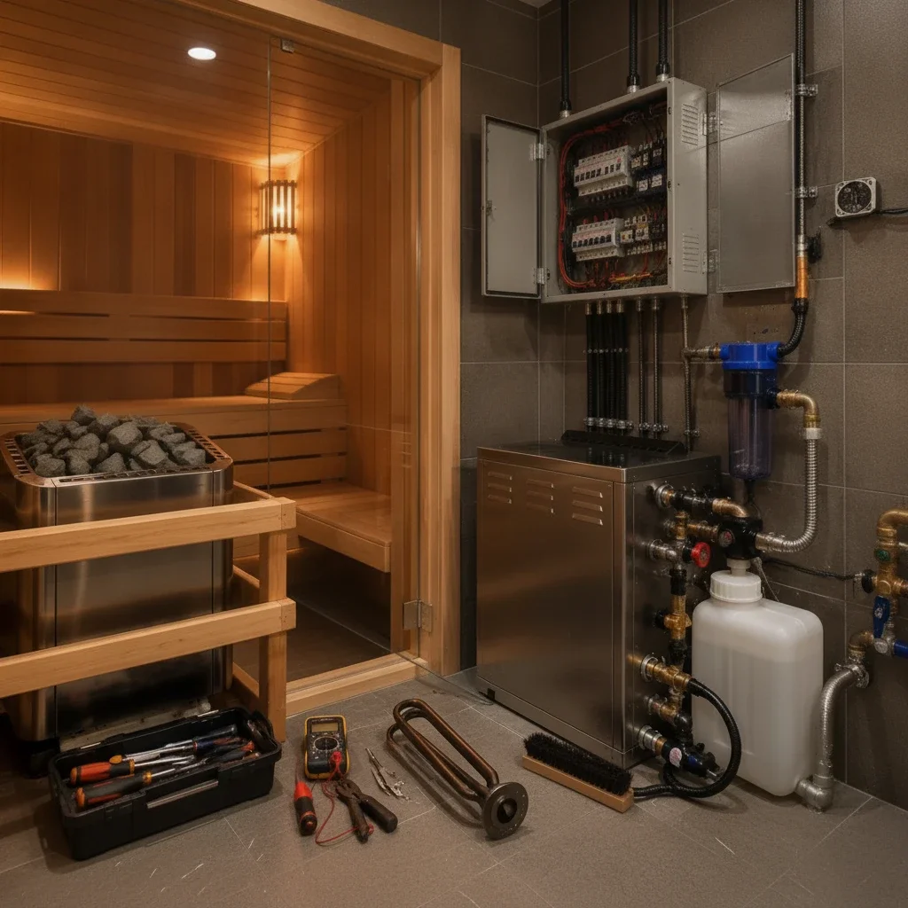 conserto de sauna