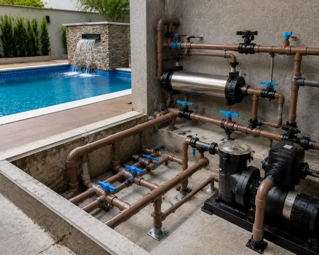 Adequação Hidráulica para Sistemas de Aquecimento de Piscinas