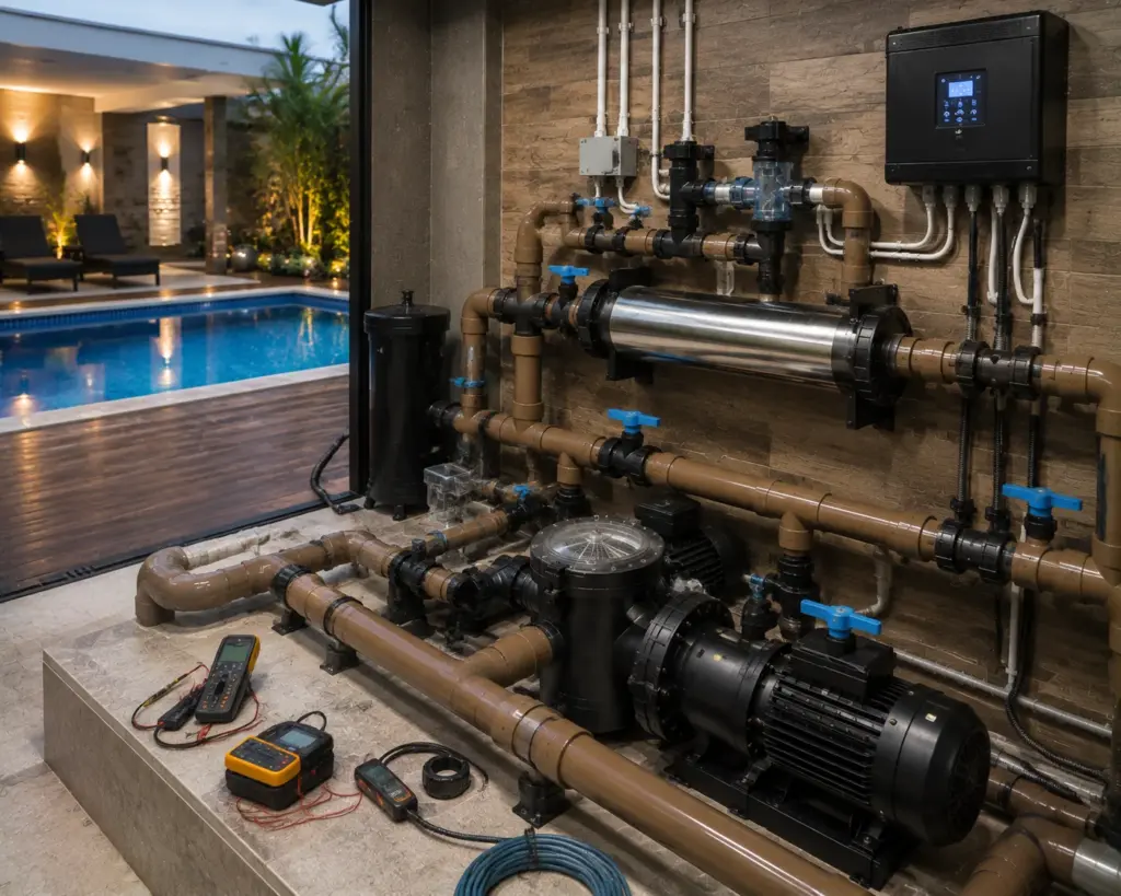 Ajuste Técnico e Otimização de Sistemas de Climatização de Piscinas