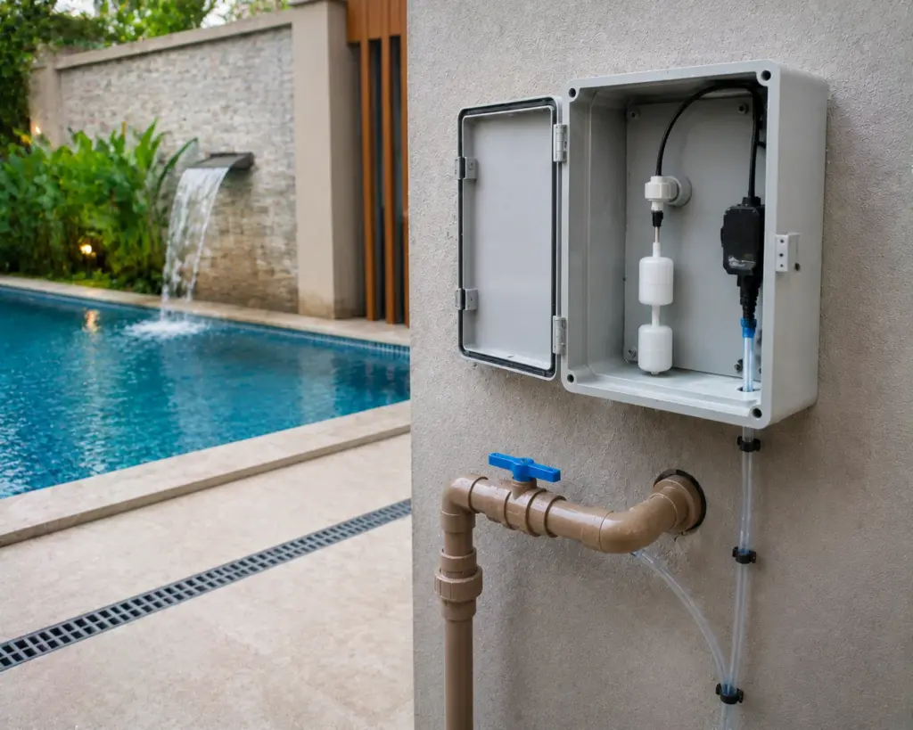 Instalação de Controladores de Nível para Piscinas