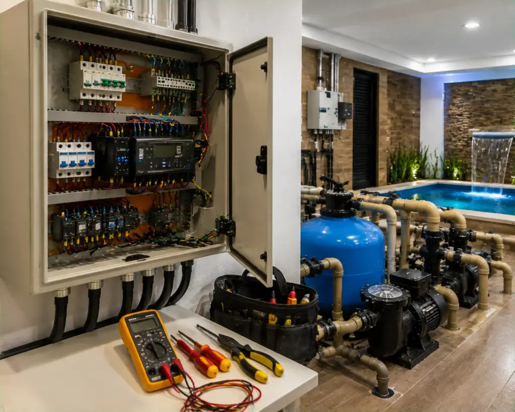 Manutenção Elétrica de Piscinas