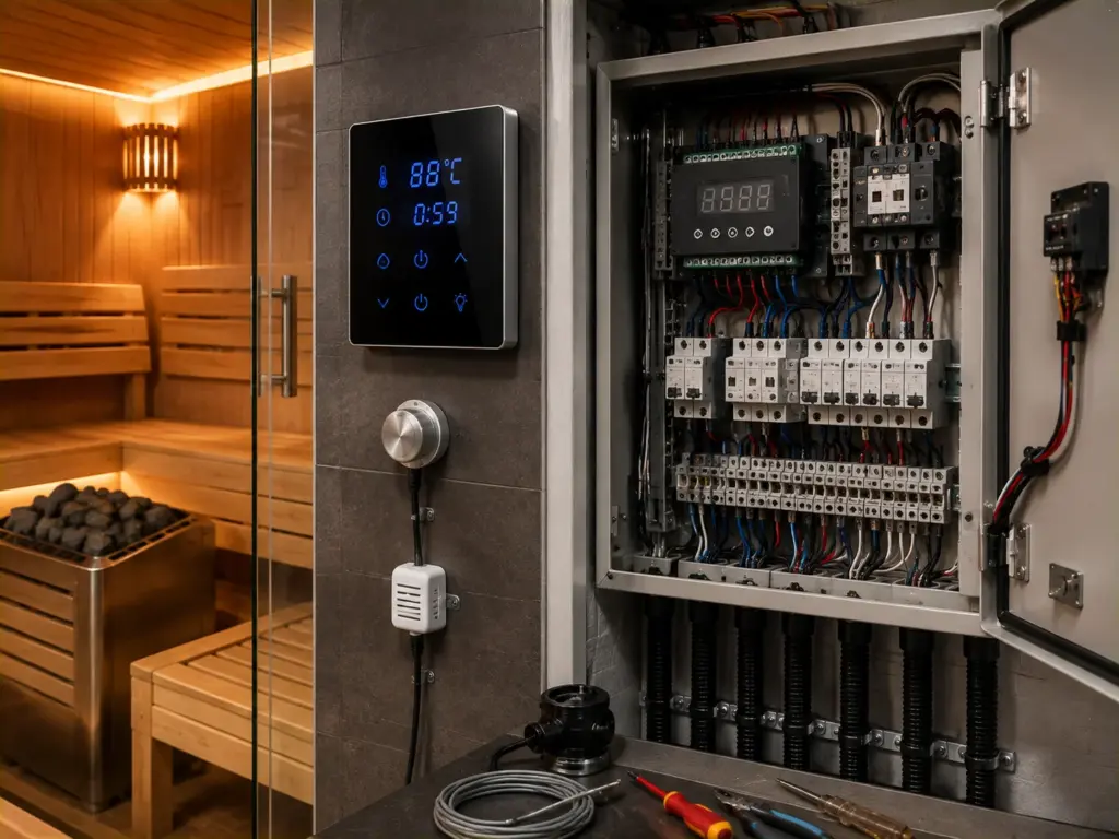 Instalação de Comandos Eletrônicos para Saunas